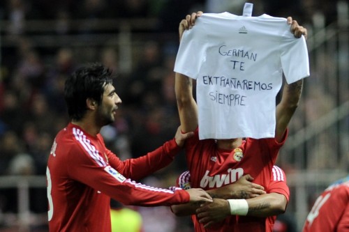 Real Madrid's Argentinian midfielder Ang