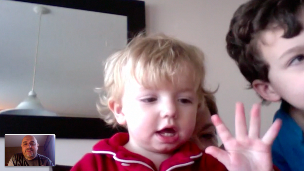 Facetime with kids