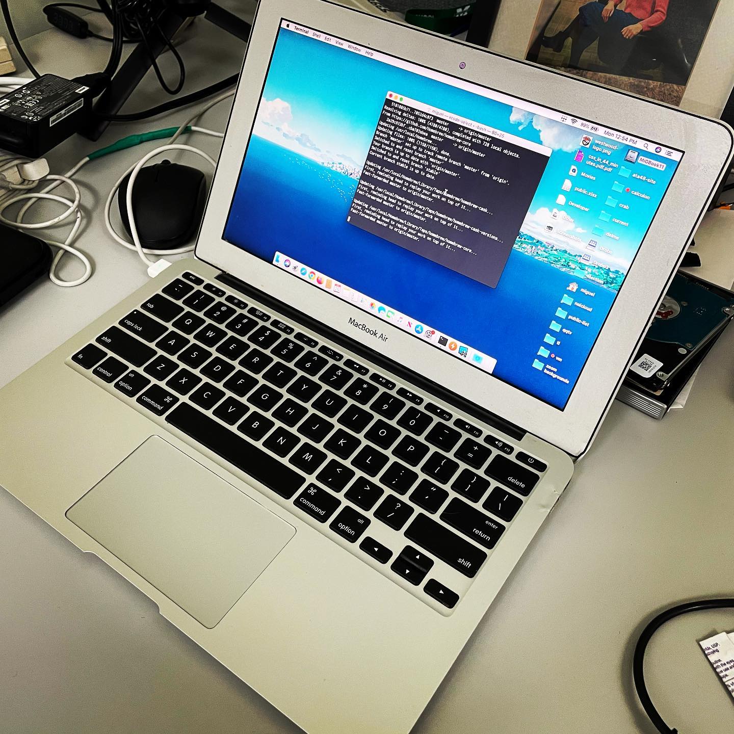This is my 11â€ MacBook Air from 2011.  Still my favourite computer of all time.  It was handed down to my kids, but Iâ€™ve recently reclaimed it and upgraded it to Catalina. Now itâ€™s my â€œdemo computerâ€ for presentations, screen recordings, and online classes.